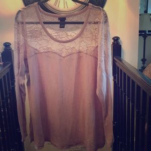 NWOT Dusty Rose top
